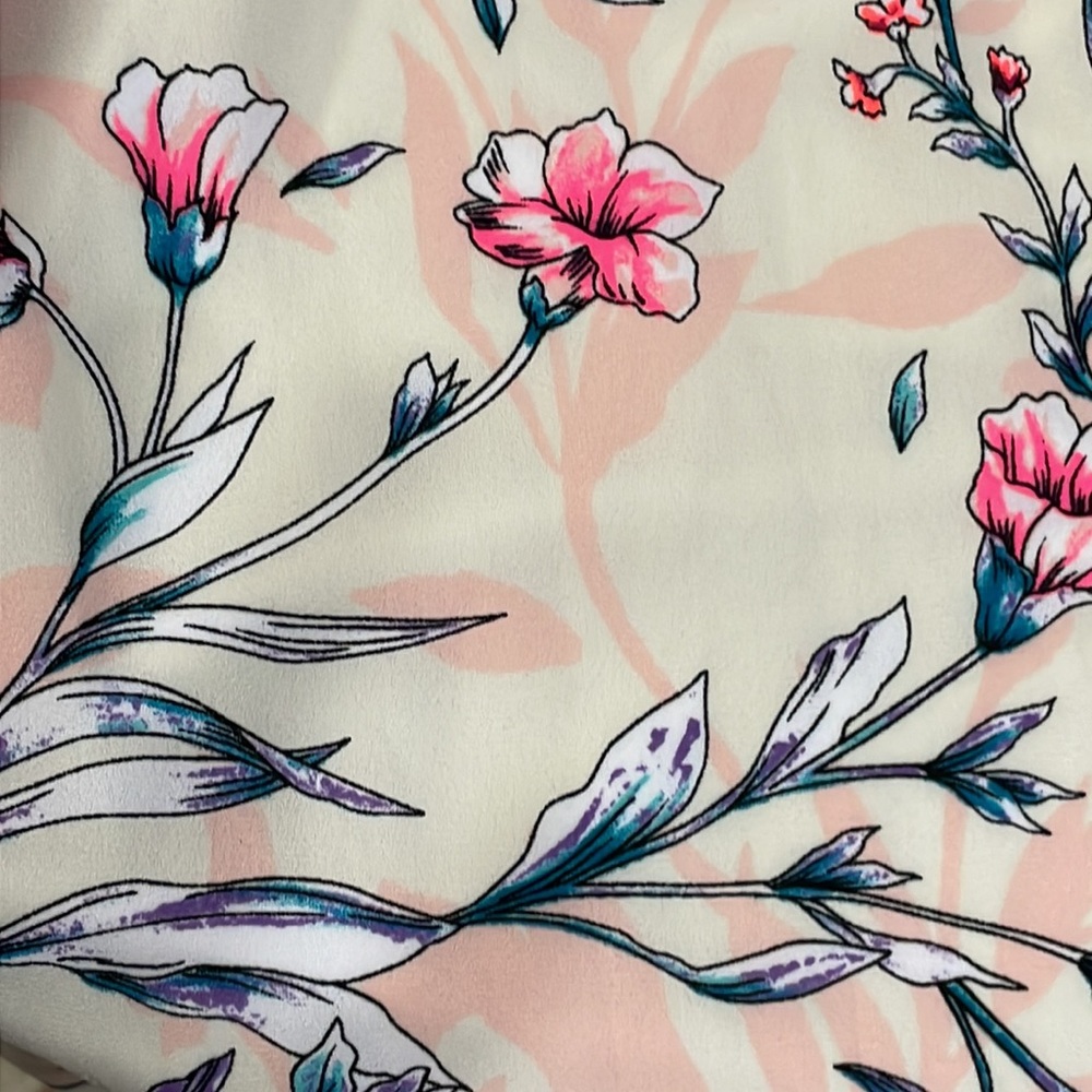 Express Halter Pink Floral Cocktail Dress Size 4 - Picture 6 of 8